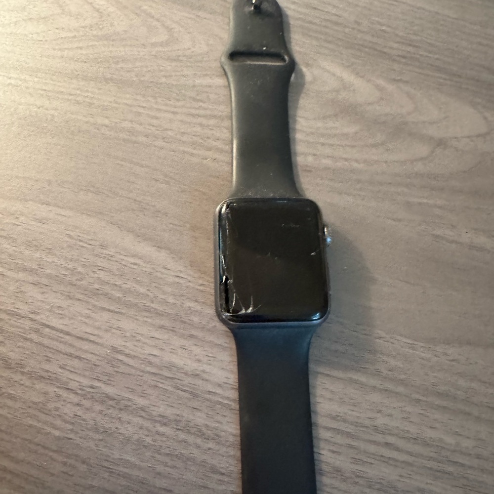 Apple Watch Series 3 42mm Aluminium Case with Sports Band - Space Gray/Black